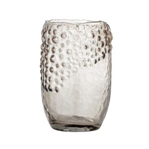 Bloomingville - Emalia Vase 15 x 22,5 cm, verre brun