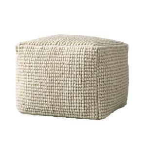 Bloomingville - Fleur de sel pouf, h 50 x l 60 cm, nature