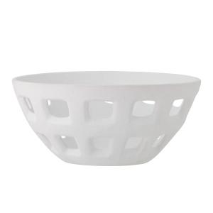 Bloomingville - Foligno Coupe Ø 26 x H 12 cm, blanc
