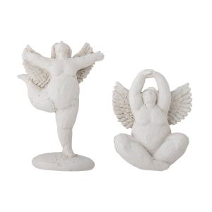Bloomingville - Figurines décoratives Hadassa, blanc (lot d…
