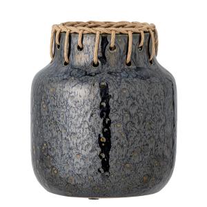 Bloomingville - Janel vase, Ø 17 x H 21 cm, noir