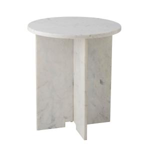 Bloomingville - Jasmia table d'appoint, Ø 46 cm, blanc