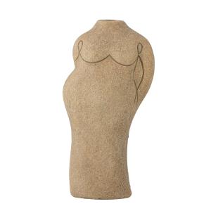 Bloomingville - Lulu vase décoratif, H 19,5 cm, brun