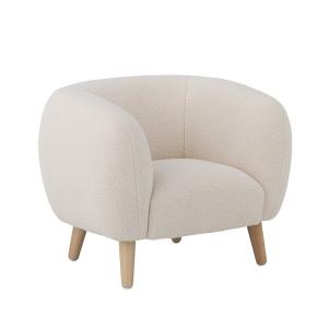 Bloomingville Mini - Cade fauteuil de salon, blanc