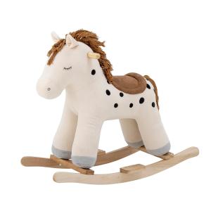 Bloomingville - Mini Merlen Cheval à bascule, blanc