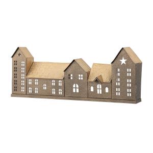 Bloomingville - Noeli Porte-bougie à chauffe-plat, or