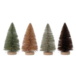 Bloomingville - Oybek Sapins de Noël décoratifs, vert / mar…