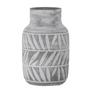 Bloomingville - Saku Vase, Ø 17 cm, gris