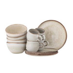 Bloomingville - Sandrine Set de petit déjeuner, nature (12…