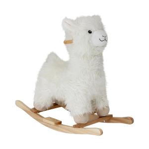 Bloomingville - Swing lama, laine blanc