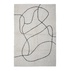 Bloomingville - Tapis Viga, 180 x 120 cm, blanc