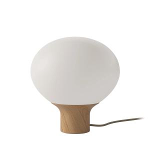 Bolia - Acorn Lampe de table Ø 32 cm, chêne huilé / verre o…