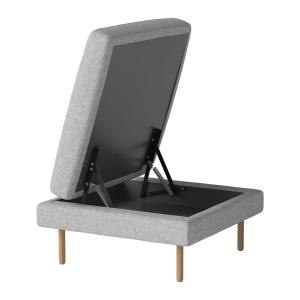 Bolia - Scandinavia Pouf 70 x 70 cm avec rangement, chêne h…