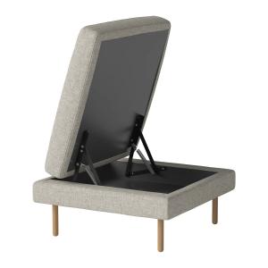 Bolia - Scandinavia Pouf 70 x 70 cm avec rangement, chêne h…