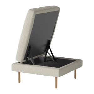 Bolia - Scandinavia Pouf 70 x 70 cm avec rangement, chêne h…