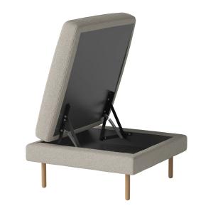 Bolia - Scandinavia Pouf 70 x 70 cm avec rangement, chêne h…