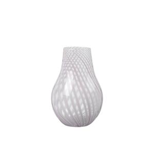 Broste Copenhagen - Ada Crossstripe Vase, H 22,5 cm, gris l…