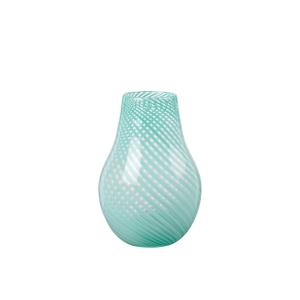 Broste Copenhagen - Ada Crossstripe Vase, H 22,5 cm, light…