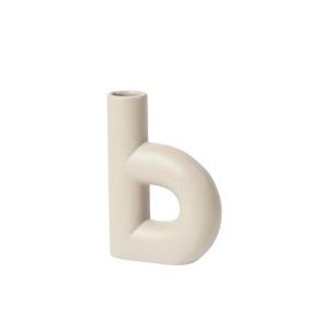 Broste Copenhagen - Hector Vase, b, dove grey