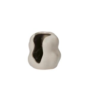 Broste Copenhagen - Hekla Bougeoir, Ø 9,5 x H 10 cm, gris