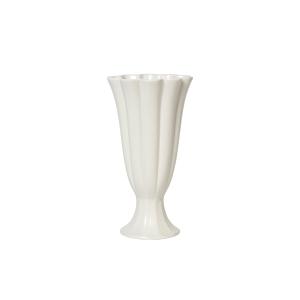 Broste Copenhagen - Heli Vase, Ø 12 x 22 cm, crème