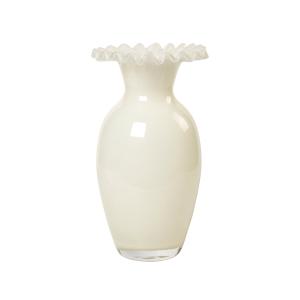 Broste Copenhagen - Jasmin Vase Ø 15,5 x 28 cm, blanc cassé…