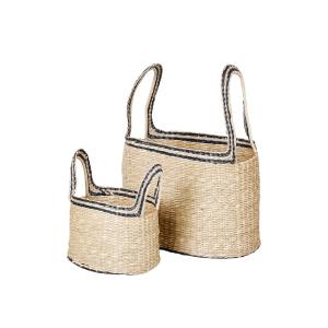 Broste Copenhagen - Lykke Corbeille, nature / noir (set de…