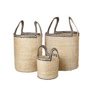 Broste Copenhagen - Lykke Corbeille, nature / noir (set de…