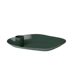 Broste Copenhagen - Mie Plateau pour bougies, 15 x 11 x 3 c…