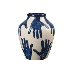 Broste Copenhagen - Mime Vase, Ø 33 x H 40 cm, intense blue…