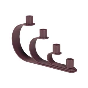 Broste Copenhagen - Nami Bougeoir, h 16 cm, chocolat décade…