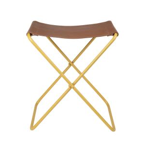 Broste Copenhagen - Nola Tabouret pliant, harvest gold