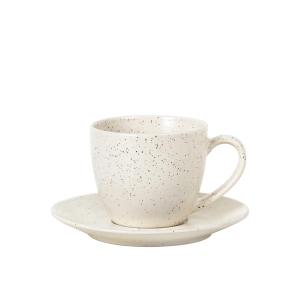 Broste Copenhagen - Nordic Vanilla Tasse avec soucoupe, Ø 1…