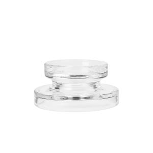 Broste Copenhagen - Petra Bougeoir, Ø 13 x H 6. 5 cm, clear