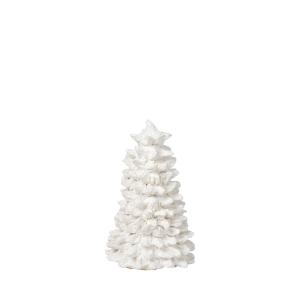 Broste Copenhagen - Pulp Sapin de décoration, H 16 cm, blan…