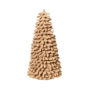 Broste Copenhagen - Pulp Sapin de décoration, H 30 cm, brun