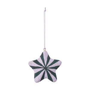 Broste Copenhagen - Pulp Pendentif étoile, orchid light pur…