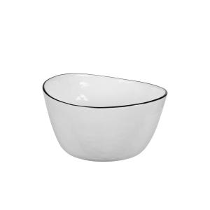 Broste Copenhagen - Salt Coupe, 20 x 18,5 x H 11 cm, blanc…