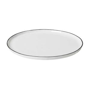 Broste copenhagen - Assiette à dîner en salt ø 28 cm, blanc…