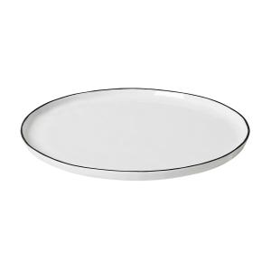 Broste Copenhagen - Salt Assiette plate Ø 28 cm, blanc / no…