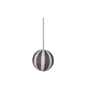 Broste Copenhagen - Sphere Boule de Noël, Ø 8 cm, blackberr…