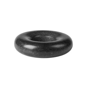 Broste Copenhagen - Torus Bougeoir, Ø 17,5 x H 5 cm, marbre…