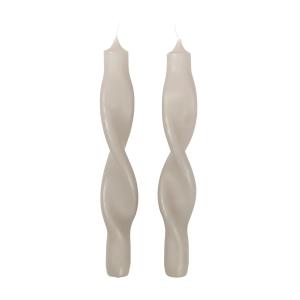 Broste Copenhagen - Twist Bougies, rainy day (set de 2)