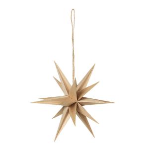 Broste Copenhagen - Venus Pendentif étoile, Ø 20 cm / natur…
