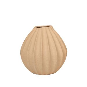 Broste Copenhagen - Wide Vase, Ø 30 x H 30 cm, indien tan