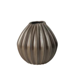 Broste Copenhagen - Wide Vase, Ø 30 x H 30 cm, antique brow…