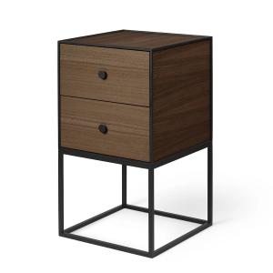 Audo - Frame Sideboard 35 (y compris 2 tiroirs), chêne fumé…