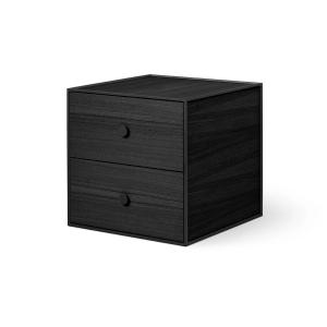 Audo - Frame 35 avec 2 tiroirs, frêne teinté noir