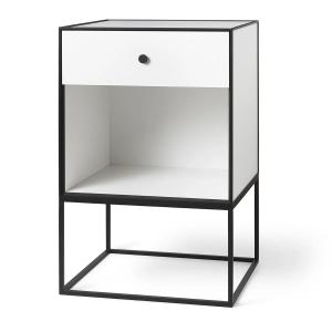 Audo - Frame Sideboard 49 (y compris le tiroir), blanc