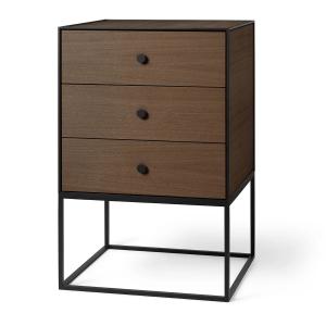 Audo - Frame Sideboard 49 (y compris 3 tiroirs), chêne fumé…